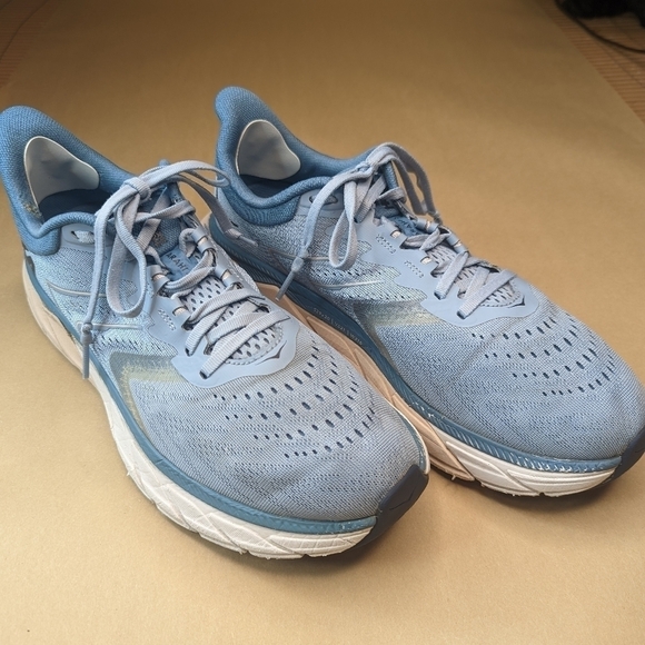 Hoka One One Men\'s Arahi 5 Blue Running Shoes Size US 10, EU 44.  Repaired spot main image 8